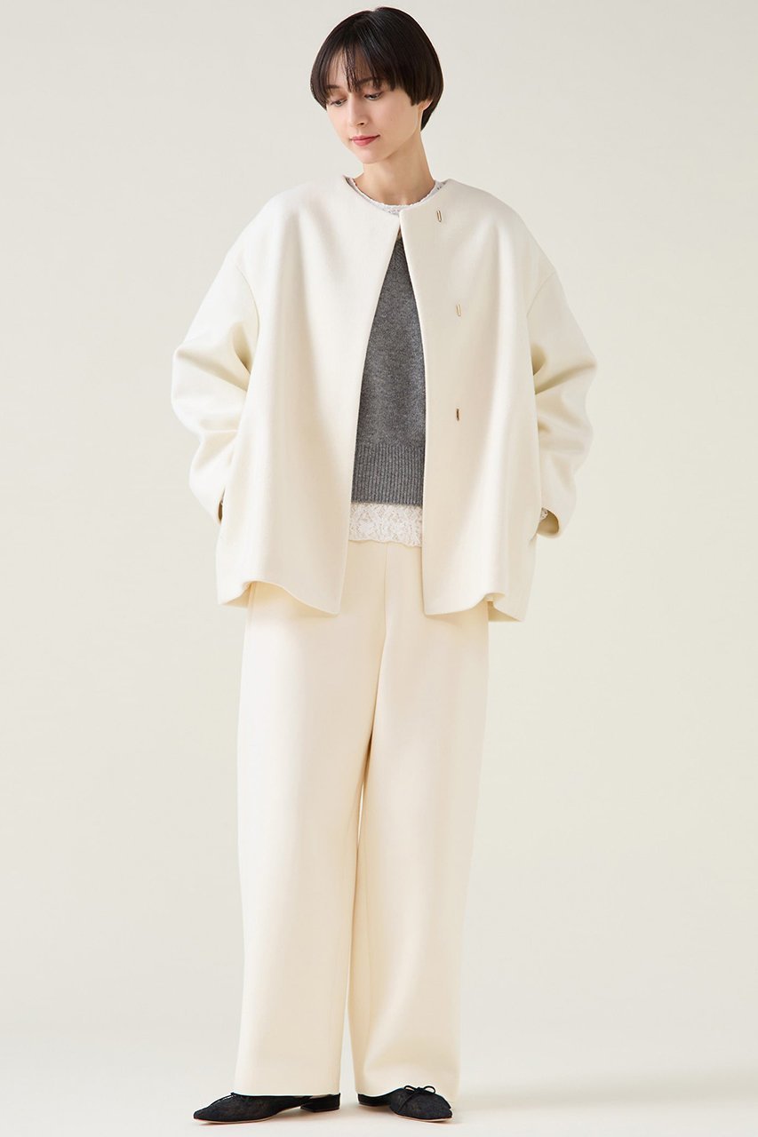 【マルティニーク/martinique】のノーカラーコート 人気、トレンドファッション・服の通販 founy(ファニー) ファッション Fashion レディースファッション Fashion for Women アウター Coat / Outerwear Collection コート・ロングコート・ピーコート Long Coats, Peacoats & More イタリア Italy ショート Short, Short Length ジャカード/ジャガード Jacquard, Woven Pattern ストール Stole, Wrap センター Center, Center Line なめらか Smooth, Silky Texture フロント Front, Front Design プリーツ Pleats, Pleated マフラー Scarf, Muffler モダン Modern, Contemporary A/W・秋冬 Autumn/Winter おすすめ Recommended / Our Picks エレガント 上品 Elegant ホリデーシーズン Holiday Season 2025年 2025 2025-2026秋冬・A/W Autumn/Winter 2025–26 AW25–26 other-4|ID: prp329100004761815 ipo3291000000034462224