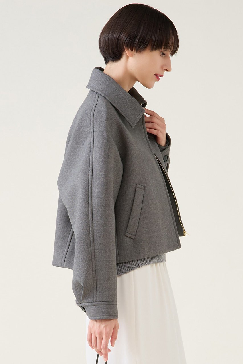 【マルティニーク/martinique】のギャバボンディングブルゾン 人気、トレンドファッション・服の通販 founy(ファニー) 　ファッション　Fashion　レディースファッション　Fashion for Women　アウター　Coat / Outerwear Collection　レディースジャケット・軽アウター　Jackets　ブルゾンジャケット・スポーティアウター　Blouson Jackets　2026年　2026　おすすめ　Recommended / Our Picks　ショート　Short, Short Length　ジャケット　Jacket, Outerwear　ソックス　Socks, Hosiery　ツイル　Twist, Twisted Detail　トレンド　Trend, Trending Now　ブルゾン　Blouson, Bomber Jacket　ボンディング　Bonding, Bonded Fabric　ワイド　Wide, Wide Fit　今季　This Season, Current Season　夏　Summer　春　Spring　S/S・春夏　SS, Spring/Summer, Warm Season　other-2|ID: prp329100004761819 ipo3291000000035388394