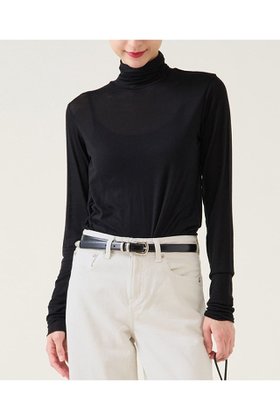 【マルティニーク/martinique】のカシミアシルクシアーインナー 人気、トレンドファッション・服の通販 founy(ファニー) ファッション Fashion レディースファッション Fashion for Women トップス・カットソー Cut & Sew Tops シャツ・ブラウス・オフィスカジュアル Elegant Blouses & Button-Ups ロングTシャツ・Tシャツ Longline T-Shirts & Tees カットソー・ベーシックTシャツ Cut-and-Sewn Tops / Stretch Tees & Basics 2026年 2026 おすすめ Recommended / Our Picks インナー Innerwear シルク Silk, 100% Silk スリーブ Sleeve, Long Sleeve / Short Sleeve ロング Long, Long-Length 夏 Summer 春 Spring S/S・春夏 SS, Spring/Summer, Warm Season |ID:prp329100004761821