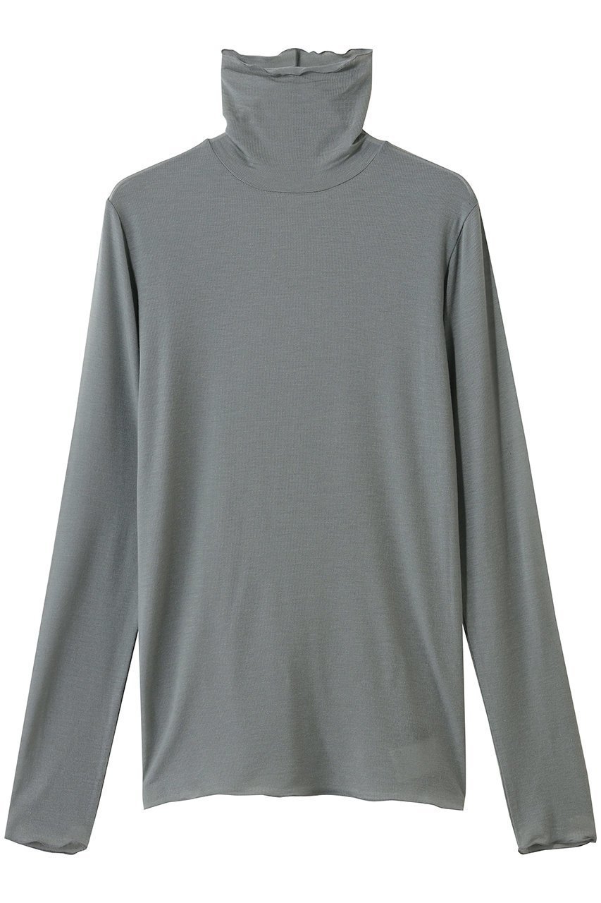 【マルティニーク/martinique】のカシミアシルクシアーインナー インテリア・キッズ・メンズ・レディースファッション・服の通販 founy(ファニー) 　ファッション　Fashion　レディースファッション　Fashion for Women　トップス・カットソー　Cut & Sew Tops　シャツ・ブラウス・オフィスカジュアル　Elegant Blouses & Button-Ups　ロングTシャツ・Tシャツ　Longline T-Shirts & Tees　カットソー・ベーシックTシャツ　Cut-and-Sewn Tops / Stretch Tees & Basics　2026年　2026　おすすめ　Recommended / Our Picks　インナー　Innerwear　シルク　Silk, 100% Silk　スリーブ　Sleeve, Long Sleeve / Short Sleeve　ロング　Long, Long-Length　夏　Summer　春　Spring　S/S・春夏　SS, Spring/Summer, Warm Season　ブルーグレー|ID: prp329100004761821 ipo3291000000034778718