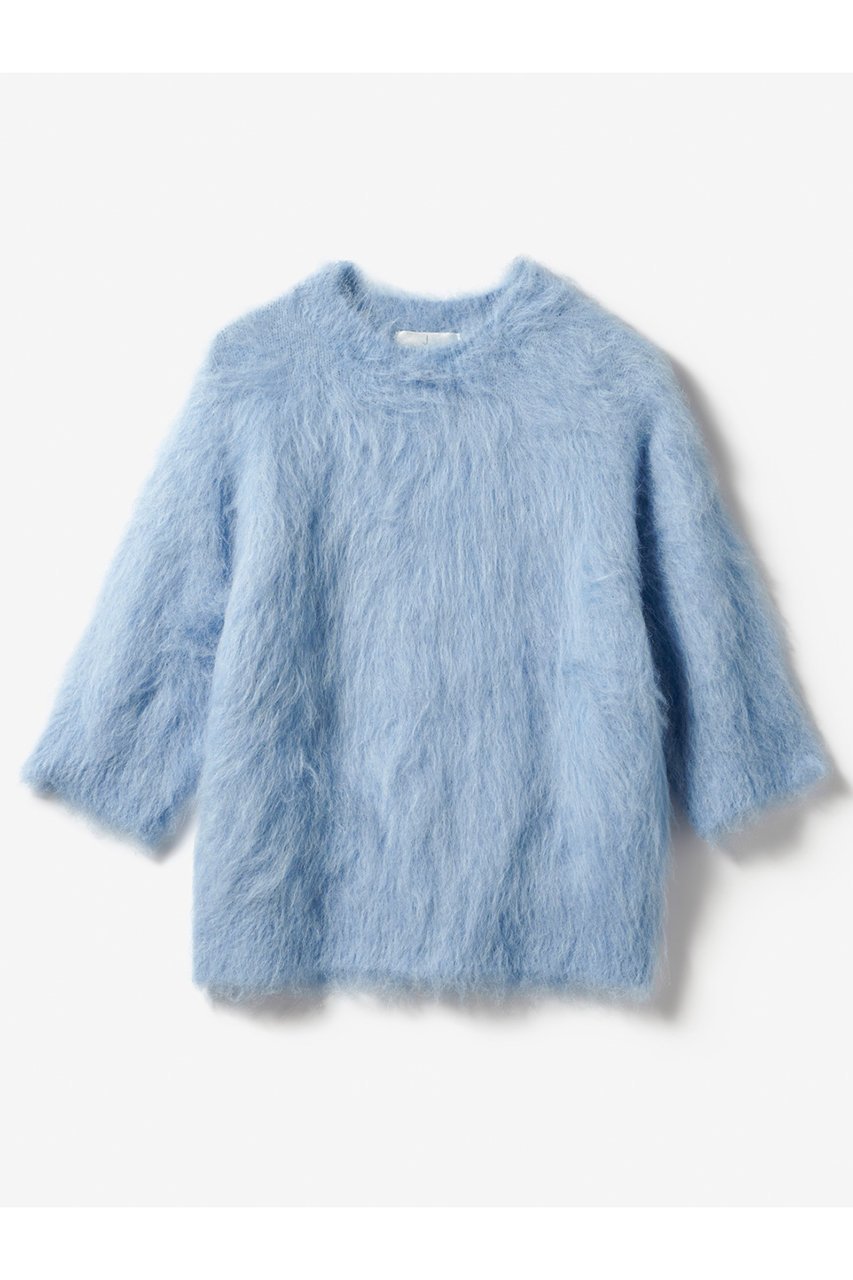 【ジェイドット/j.】のアルパカシャギーコンパクトトップス インテリア・キッズ・メンズ・レディースファッション・服の通販 founy(ファニー) 　ファッション　Fashion　レディースファッション　Fashion for Women　トップス・カットソー　Cut & Sew Tops　ニット　Knit Tops & Sweaters　カジュアルプルオーバー・ニットトップス　Pullovers & Knit Tops / Casual Pullovers　エレガント 上品　Elegant　ブルー|ID: prp329100004761827 ipo3291000000035455312