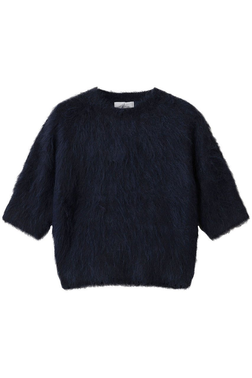 【ジェイドット/j.】のアルパカシャギーコンパクトトップス インテリア・キッズ・メンズ・レディースファッション・服の通販 founy(ファニー) 　ファッション　Fashion　レディースファッション　Fashion for Women　トップス・カットソー　Cut & Sew Tops　ニット　Knit Tops & Sweaters　カジュアルプルオーバー・ニットトップス　Pullovers & Knit Tops / Casual Pullovers　エレガント 上品　Elegant　ネイビー|ID: prp329100004761827 ipo3291000000035455313