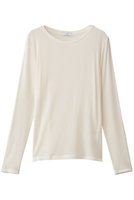 【ジェイドット/j.】のカシミヤシルク混クルーネック 人気、トレンドファッション・服の通販 founy(ファニー) ファッション Fashion レディースファッション Fashion for Women トップス・カットソー Cut & Sew Tops シャツ・ブラウス・オフィスカジュアル Elegant Blouses & Button-Ups ロングTシャツ・Tシャツ Longline T-Shirts & Tees カットソー・ベーシックTシャツ Cut-and-Sewn Tops / Stretch Tees & Basics なめらか Smooth, Silky Texture シルク Silk, 100% Silk シンプル Simple, Minimal スリーブ Sleeve, Long Sleeve / Short Sleeve フィット Fit, Slim Fit ミックス Mix, Mixed Style ロング Long, Long-Length 定番 Standard, Basic Item 新作・新入荷 New Arrivals / New In |ID:prp329100004761831