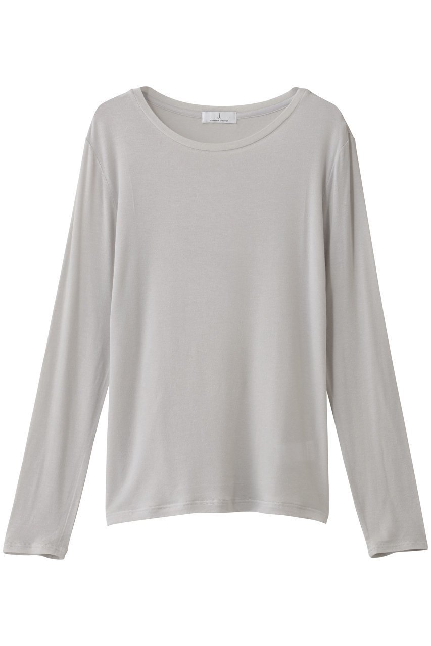 【ジェイドット/j.】のカシミヤシルク混クルーネック インテリア・キッズ・メンズ・レディースファッション・服の通販 founy(ファニー) ファッション Fashion レディースファッション Fashion for Women トップス・カットソー Cut & Sew Tops シャツ・ブラウス・オフィスカジュアル Elegant Blouses & Button-Ups ロングTシャツ・Tシャツ Longline T-Shirts & Tees カットソー・ベーシックTシャツ Cut-and-Sewn Tops / Stretch Tees & Basics なめらか Smooth, Silky Texture シルク Silk, 100% Silk シンプル Simple, Minimal スリーブ Sleeve, Long Sleeve / Short Sleeve フィット Fit, Slim Fit ミックス Mix, Mixed Style ロング Long, Long-Length 定番 Standard, Basic Item 新作・新入荷 New Arrivals / New In ライトグレー|ID: prp329100004761831 ipo3291000000034462345
