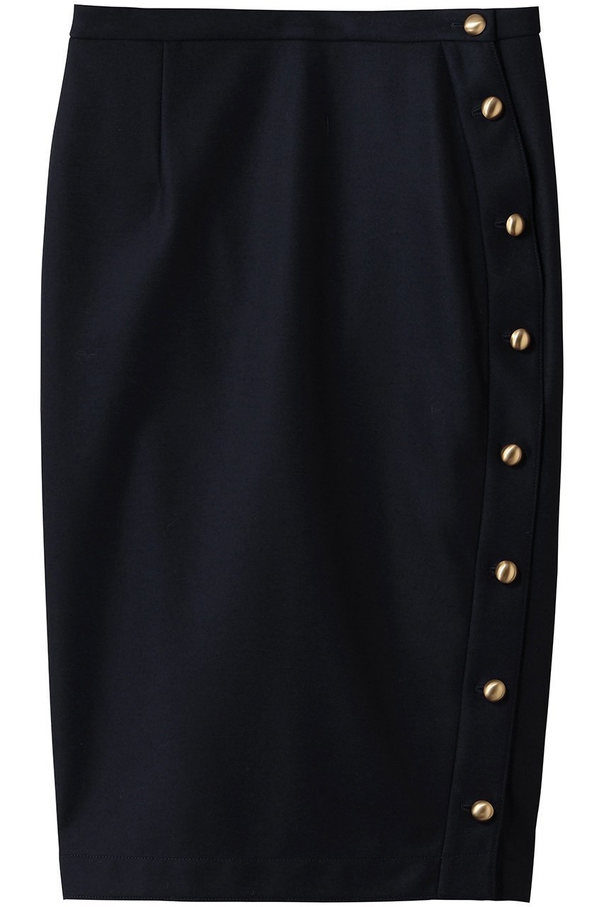 【ジェイドット/j.】の140 sウールサイドボタンスカート インテリア・キッズ・メンズ・レディースファッション・服の通販 founy(ファニー) 　ファッション　Fashion　レディースファッション　Fashion for Women　スカート　Skirts　ロングスカート　Long Skirts / Maxi & Midi Skirts　おすすめ　Recommended / Our Picks　コンパクト　Compact, Small Size　スリット　Slit, Slit Detail　ロング　Long, Long-Length　エレガント 上品　Elegant　新作・新入荷　New Arrivals / New In　ネイビー|ID: prp329100004761835 ipo3291000000034462369