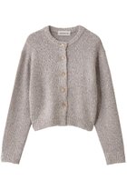 【デパリエ/DEPAREILLE】のシークインローゲージリブカーディガン グレージュ|ID:prp329100004761840