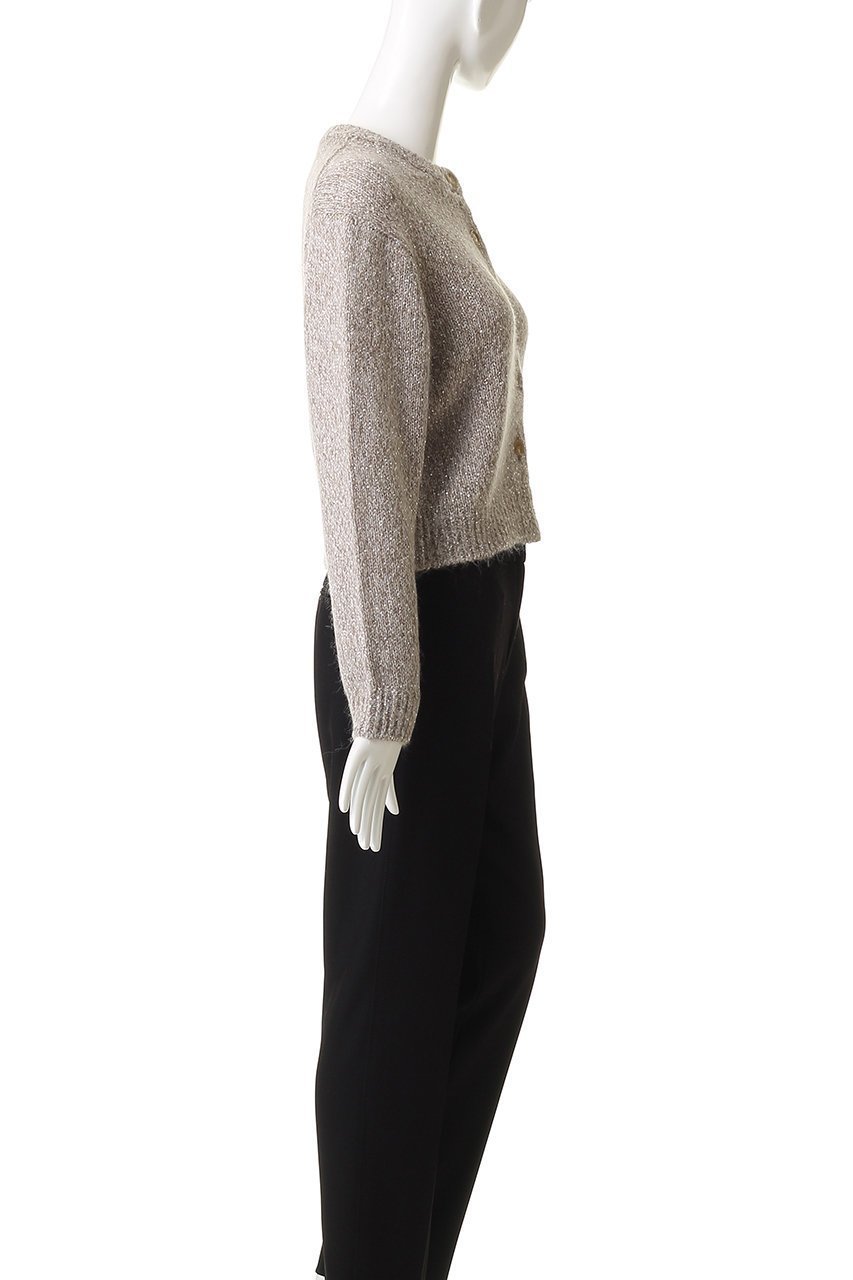 【デパリエ/DEPAREILLE】のシークインローゲージリブカーディガン 人気、トレンドファッション・服の通販 founy(ファニー) 　ファッション　Fashion　レディースファッション　Fashion for Women　トップス・カットソー　Cut & Sew Tops　ニット　Knit Tops & Sweaters　カーディガン・羽織り　Layered Style Cardigans　カーディガン　Cardigan, Knitwear　コンパクト　Compact, Small Size　スパンコール　Sequins, Sequin Embellishment　トレンド　Trend, Trending Now　ベーシック　Basic, Essential　other-3|ID: prp329100004761840 ipo3291000000035501933