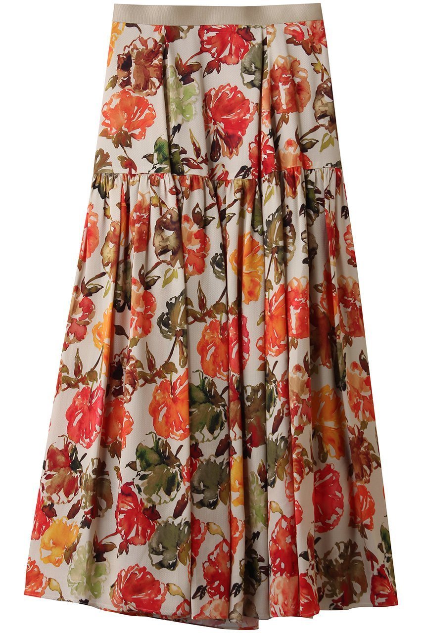 【デパリエ/DEPAREILLE】のジャカードフラワースカート インテリア・キッズ・メンズ・レディースファッション・服の通販 founy(ファニー) ファッション Fashion レディースファッション Fashion for Women スカート Skirts ロングスカート Long Skirts / Maxi & Midi Skirts おすすめ Recommended / Our Picks シューズ Shoes, Footwear ジャカード/ジャガード Jacquard, Woven Pattern フラワー Flower, Floral ロング Long, Long-Length 新作・新入荷 New Arrivals / New In オレンジ|ID: prp329100004761844 ipo3291000000034462425