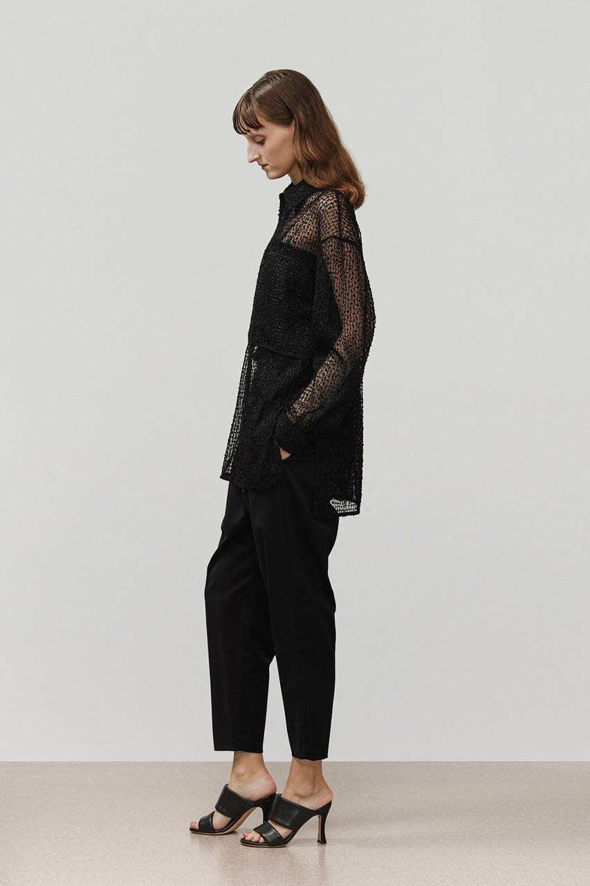 【デパリエ/DEPAREILLE】のウールヴィスコースサテンギャザーパンツ 人気、トレンドファッション・服の通販 founy(ファニー) ファッション Fashion レディースファッション Fashion for Women パンツ Pants & Trousers エレガント 上品 Elegant ギャザー Gathered, Ruffled サテン Satin, Glossy Fabric バランス Balance, Style Balance リラックス Relax, Relaxed Fit 新作・新入荷 New Arrivals / New In other-6|ID: prp329100004761848 ipo3291000000034544245