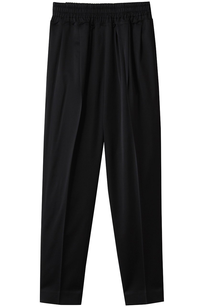 【デパリエ/DEPAREILLE】のウールヴィスコースサテンギャザーパンツ インテリア・キッズ・メンズ・レディースファッション・服の通販 founy(ファニー) ファッション Fashion レディースファッション Fashion for Women パンツ Pants & Trousers エレガント 上品 Elegant ギャザー Gathered, Ruffled サテン Satin, Glossy Fabric バランス Balance, Style Balance リラックス Relax, Relaxed Fit ブラック|ID: prp329100004761848 ipo3291000000035680609