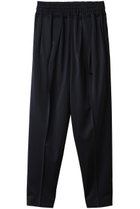 【デパリエ/DEPAREILLE】のウールヴィスコースサテンギャザーパンツ ネイビー|ID: prp329100004761848 ipo3291000000036229169