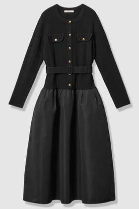 【アナイ/ANAYI】のグログランコンビベルト付き ワンピース 人気、トレンドファッション・服の通販 founy(ファニー) ファッション Fashion レディースファッション Fashion for Women ワンピース Dresses チュニック Tunic Tops & Dresses ベルト&ウエストマーク Belts & Waist Accessories 2026年 2026 コンビ Combo, Combination Style チュニック Tunic, Long Top ドッキング Docking, Mixed Material ドレス Dress, One-Piece ポケット Pocket, Pocket Detail エレガント 上品 Elegant 夏 Summer 春 Spring S/S・春夏 SS, Spring/Summer, Warm Season |ID:prp329100004761850