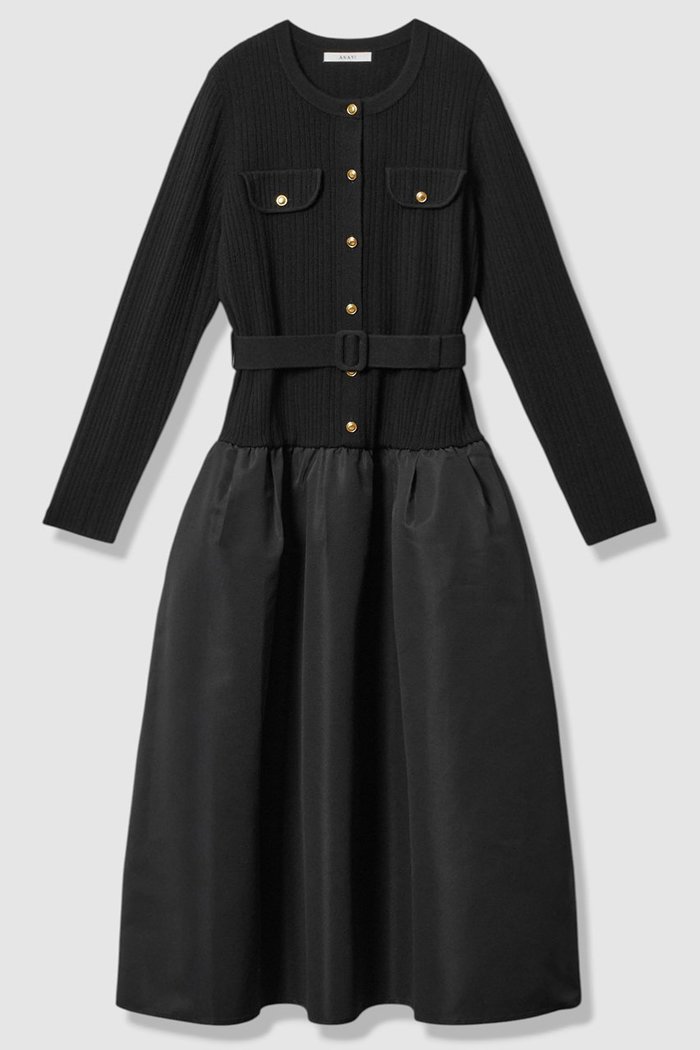 【アナイ/ANAYI】のグログランコンビベルト付き ワンピース インテリア・キッズ・メンズ・レディースファッション・服の通販 founy(ファニー) https://founy.com/ ファッション Fashion レディースファッション Fashion for Women ワンピース Dresses チュニック Tunic Tops & Dresses ベルト&ウエストマーク Belts & Waist Accessories コンビ Combo, Combination Style チュニック Tunic, Long Top ドッキング Docking, Mixed Material ドレス Dress, One-Piece ポケット Pocket, Pocket Detail エレガント 上品 Elegant |ID: prp329100004761850 ipo3291000000036518008