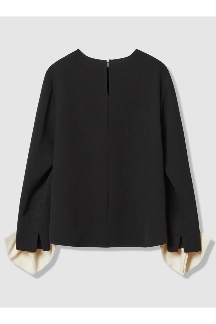 【アルアバイル/allureville】の【LOULOU WILLOUGHBY】ダブルクロス袖リボンブラウス 人気、トレンドファッション・服の通販 founy(ファニー) ファッション Fashion レディースファッション Fashion for Women トップス・カットソー Cut & Sew Tops シャツ・ブラウス・オフィスカジュアル Elegant Blouses & Button-Ups 2025年 2025 2025-2026秋冬・A/W Autumn/Winter 2025–26 AW25–26 シンプル Simple, Minimal スリーブ Sleeve, Long Sleeve / Short Sleeve ダブル Double, Double-Breasted バランス Balance, Style Balance リボン Ribbon, Bow ロング Long, Long-Length エレガント 上品 Elegant A/W・秋冬 Autumn/Winter other-2|ID: prp329100004761859 ipo3291000000034462527