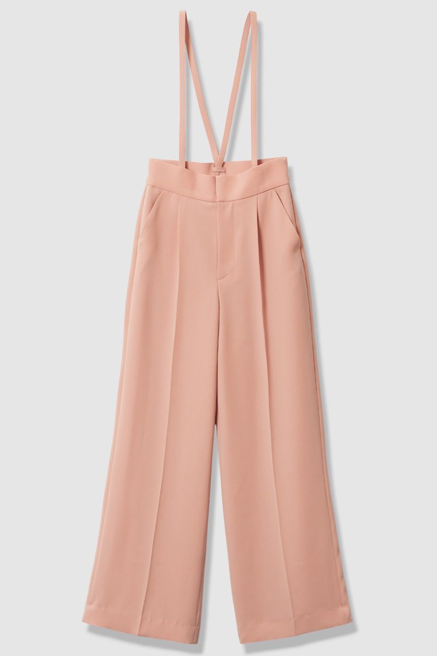 【アルアバイル/allureville】の【LOULOU WILLOUGHBY】ダブルクロスハイウエストサロペパンツ インテリア・キッズ・メンズ・レディースファッション・服の通販 founy(ファニー) 　ファッション　Fashion　レディースファッション　Fashion for Women　パンツ　Pants & Trousers　2025年　2025　2025-2026秋冬・A/W　Autumn/Winter 2025–26 AW25–26　おすすめ　Recommended / Our Picks　サスペンダー　Suspenders, Braces　サロペット　Overalls, Salopette　ジャケット　Jacket, Outerwear　セットアップ　Set-Up, Coordinated Outfit　ダブル　Double, Double-Breasted　ワイド　Wide, Wide Fit　定番　Standard, Basic Item　A/W・秋冬　Autumn/Winter　ピンク|ID: prp329100004761860 ipo3291000000034462536