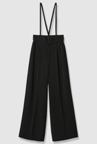 【アルアバイル/allureville】の【LOULOU WILLOUGHBY】ダブルクロスハイウエストサロペパンツ ブラック|ID: prp329100004761860 ipo3291000000034462537