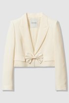 【アルアバイル/allureville】の【LOULOU WILLOUGHBY】ダブルクロスショートジャケット 人気、トレンドファッション・服の通販 founy(ファニー) ファッション Fashion レディースファッション Fashion for Women アウター Coat / Outerwear Collection レディースジャケット・軽アウター Jackets 2025年 2025 2025-2026秋冬・A/W Autumn/Winter 2025–26 AW25–26 おすすめ Recommended / Our Picks ショート Short, Short Length ジャケット Jacket, Outerwear セットアップ Set-Up, Coordinated Outfit ダブル Double, Double-Breasted フロント Front, Front Design リボン Ribbon, Bow A/W・秋冬 Autumn/Winter thumbnail オフホワイト|ID: prp329100004761861 ipo3291000000034462546