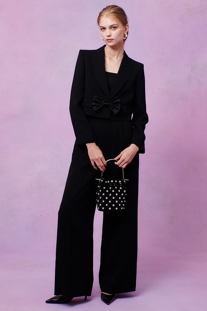 【アルアバイル/allureville】の【LOULOU WILLOUGHBY】ダブルクロスショートジャケット 人気、トレンドファッション・服の通販 founy(ファニー) ファッション Fashion レディースファッション Fashion for Women アウター Coat / Outerwear Collection レディースジャケット・軽アウター Jackets 2025年 2025 2025-2026秋冬・A/W Autumn/Winter 2025–26 AW25–26 おすすめ Recommended / Our Picks ショート Short, Short Length ジャケット Jacket, Outerwear セットアップ Set-Up, Coordinated Outfit ダブル Double, Double-Breasted フロント Front, Front Design リボン Ribbon, Bow A/W・秋冬 Autumn/Winter other-7|ID: prp329100004761861 ipo3291000000034462553