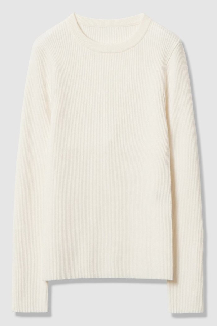 【アルアバイル/allureville】の【LOULOU WILLOUGHBY】フリルスリットプルオーバー インテリア・キッズ・メンズ・レディースファッション・服の通販 founy(ファニー) https://founy.com/ ファッション Fashion レディースファッション Fashion for Women トップス・カットソー Cut & Sew Tops ニット Knit Tops & Sweaters カジュアルプルオーバー・ニットトップス Pullovers & Knit Tops / Casual Pullovers 2025年 2025 2025-2026秋冬・A/W Autumn/Winter 2025–26 AW25–26 シンプル Simple, Minimal スリット Slit, Slit Detail フリル Frill, Ruffle リブニット Rib Knit, Ribbed Knit エレガント 上品 Elegant A/W・秋冬 Autumn/Winter |ID: prp329100004761862 ipo3291000000034462555