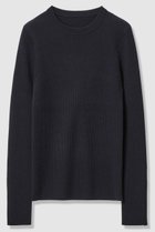 【アルアバイル/allureville】の【LOULOU WILLOUGHBY】フリルスリットプルオーバー ネイビー|ID: prp329100004761862 ipo3291000000034462558