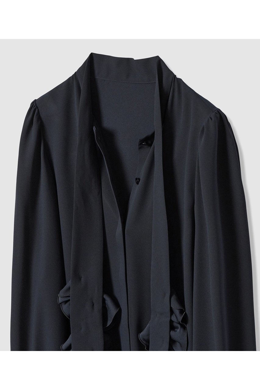 【アルアバイル/allureville】の【LOULOU WILLOUGHBY】ペタフリルボウタイブラウス 人気、トレンドファッション・服の通販 founy(ファニー) ファッション Fashion レディースファッション Fashion for Women トップス・カットソー Cut & Sew Tops シャツ・ブラウス・オフィスカジュアル Elegant Blouses & Button-Ups 2025年 2025 2025-2026秋冬・A/W Autumn/Winter 2025–26 AW25–26 2026年 2026 ギャザー Gathered, Ruffled シンプル Simple, Minimal ジャカード/ジャガード Jacquard, Woven Pattern スリーブ Sleeve, Long Sleeve / Short Sleeve フラワー Flower, Floral フリル Frill, Ruffle ボウタイ Bow Tie, Neck Bow モチーフ Motif, Design Theme リボン Ribbon, Bow ロング Long, Long-Length 春 Spring A/W・秋冬 Autumn/Winter other-5|ID: prp329100004761863 ipo3291000000034462573