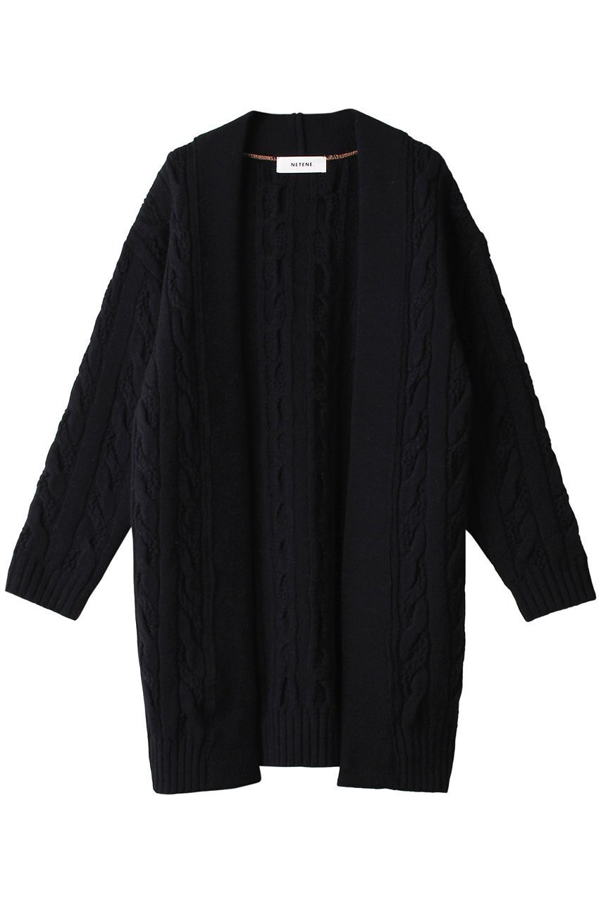 【ネテネ/NETENE】のRECYCLE WOOL コクーンカーディガン インテリア・キッズ・メンズ・レディースファッション・服の通販 founy(ファニー) ファッション Fashion レディースファッション Fashion for Women トップス・カットソー Cut & Sew Tops ニット Knit Tops & Sweaters カーディガン・羽織り Layered Style Cardigans カーディガン Cardigan, Knitwear シンプル Simple, Minimal ロング Long, Long-Length 秋 Autumn ディープシー|ID: prp329100004761865 ipo3291000000034462589