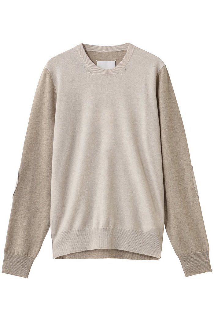 【メゾン マルジェラ/MAISON MARGIELA / MEN】の【MEN】バイカラー クルーネック ニットトップス インテリア・キッズ・メンズ・レディースファッション・服の通販 founy(ファニー) https://founy.com/ ファッション Fashion メンズファッション Fashion for Men トップス・カットソー Cut & Sew Tops ニット・セーター / 定番トップス Knit Tops & Sweaters インナー Innerwear カーディガン Cardigan, Knitwear シンプル Simple, Minimal ジャケット Jacket, Outerwear スリーブ Sleeve, Long Sleeve / Short Sleeve フィット Fit, Slim Fit モダン Modern, Contemporary レギュラー Regular, Standard Fit |ID: prp329100004761866 ipo3291000000034628213