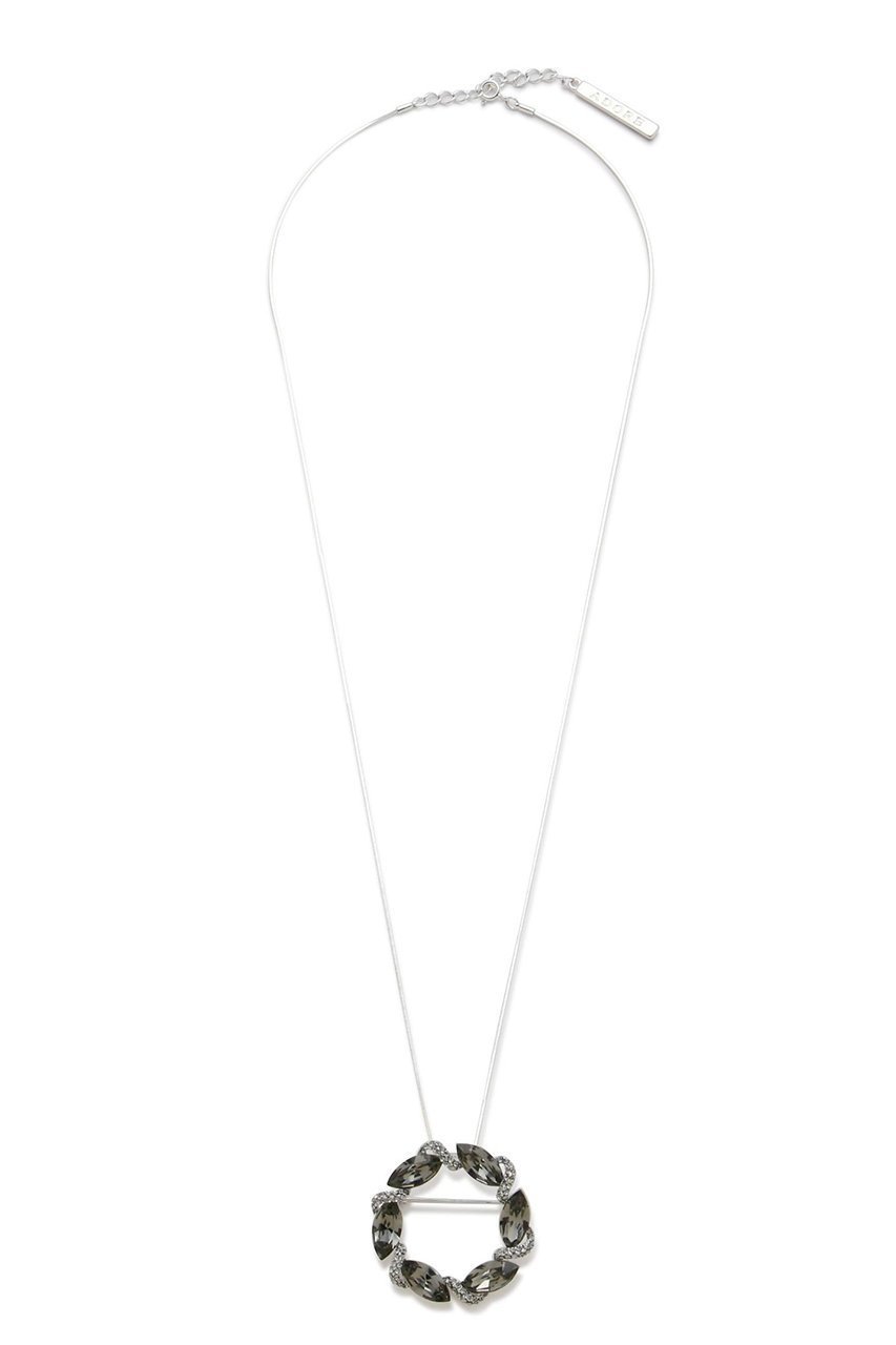 【アドーア/ADORE】のリースブローチ インテリア・キッズ・メンズ・レディースファッション・服の通販 founy(ファニー) ファッション Fashion レディースファッション Fashion for Women エレガント 上品 Elegant ストール Stole, Wrap チェーン Chain, Chain Strap ネックレス Necklace, Pendant Necklace ブローチ Brooch, Pin Brooch 再入荷 Restock / Back in Stock ブラック|ID: prp329100004761868 ipo3291000000034463085