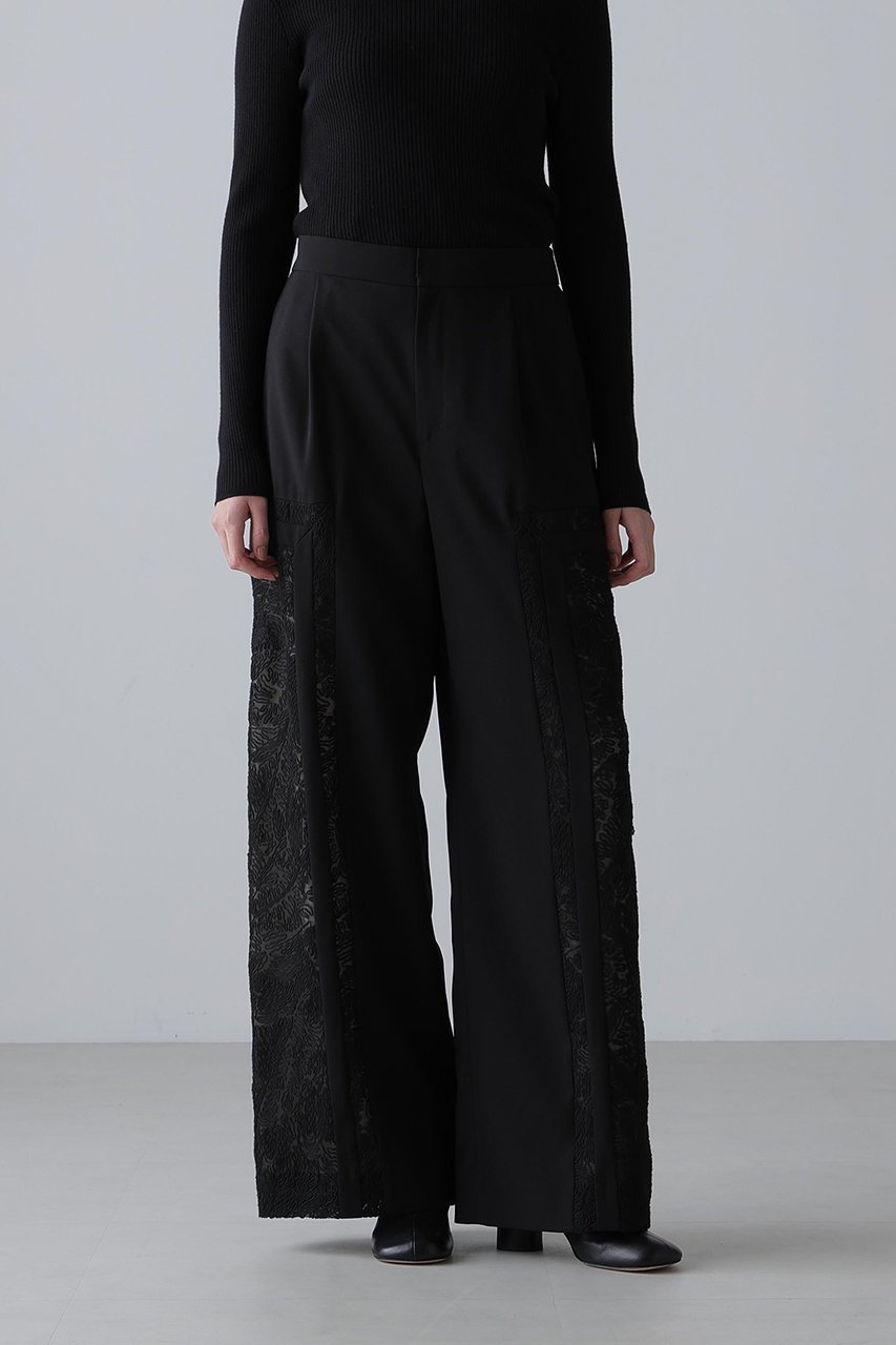 【アドーア/ADORE】のコードエンブロイダリーパンツ 人気、トレンドファッション・服の通販 founy(ファニー) ファッション Fashion レディースファッション Fashion for Women パンツ Pants & Trousers エレガント 上品 Elegant モダン Modern, Contemporary モチーフ Motif, Design Theme レース Lace, Lace Fabric ワイド Wide, Wide Fit other-2|ID: prp329100004761870 ipo3291000000034463101
