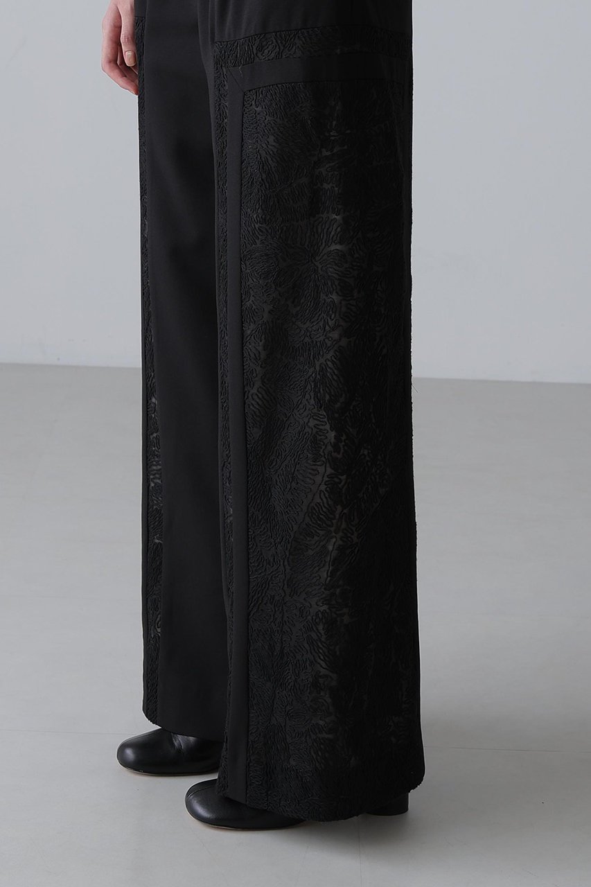 【アドーア/ADORE】のコードエンブロイダリーパンツ 人気、トレンドファッション・服の通販 founy(ファニー) ファッション Fashion レディースファッション Fashion for Women パンツ Pants & Trousers エレガント 上品 Elegant モダン Modern, Contemporary モチーフ Motif, Design Theme レース Lace, Lace Fabric ワイド Wide, Wide Fit other-7|ID: prp329100004761870 ipo3291000000034463106