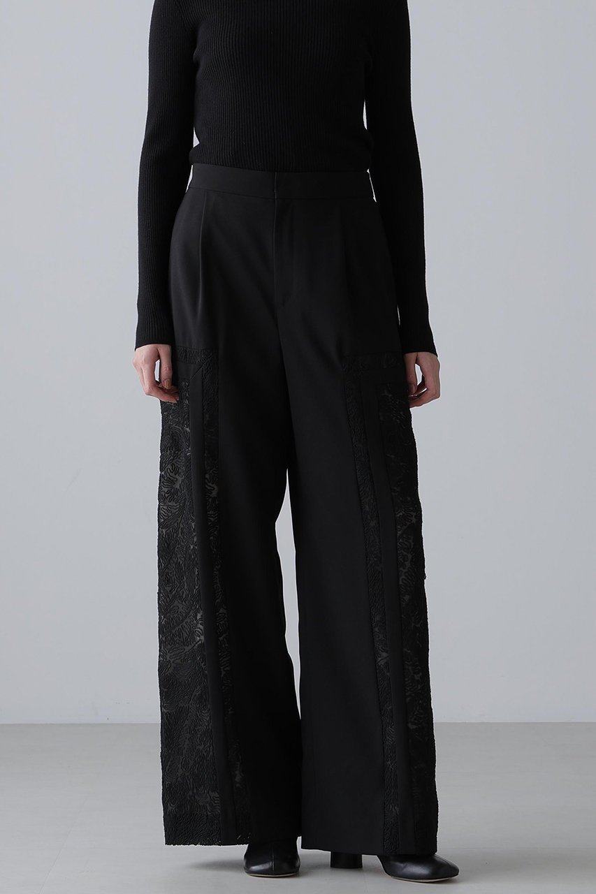 【アドーア/ADORE】のコードエンブロイダリーパンツ 人気、トレンドファッション・服の通販 founy(ファニー) ファッション Fashion レディースファッション Fashion for Women パンツ Pants & Trousers エレガント 上品 Elegant モダン Modern, Contemporary モチーフ Motif, Design Theme レース Lace, Lace Fabric ワイド Wide, Wide Fit other-3|ID: prp329100004761870 ipo3291000000036086797