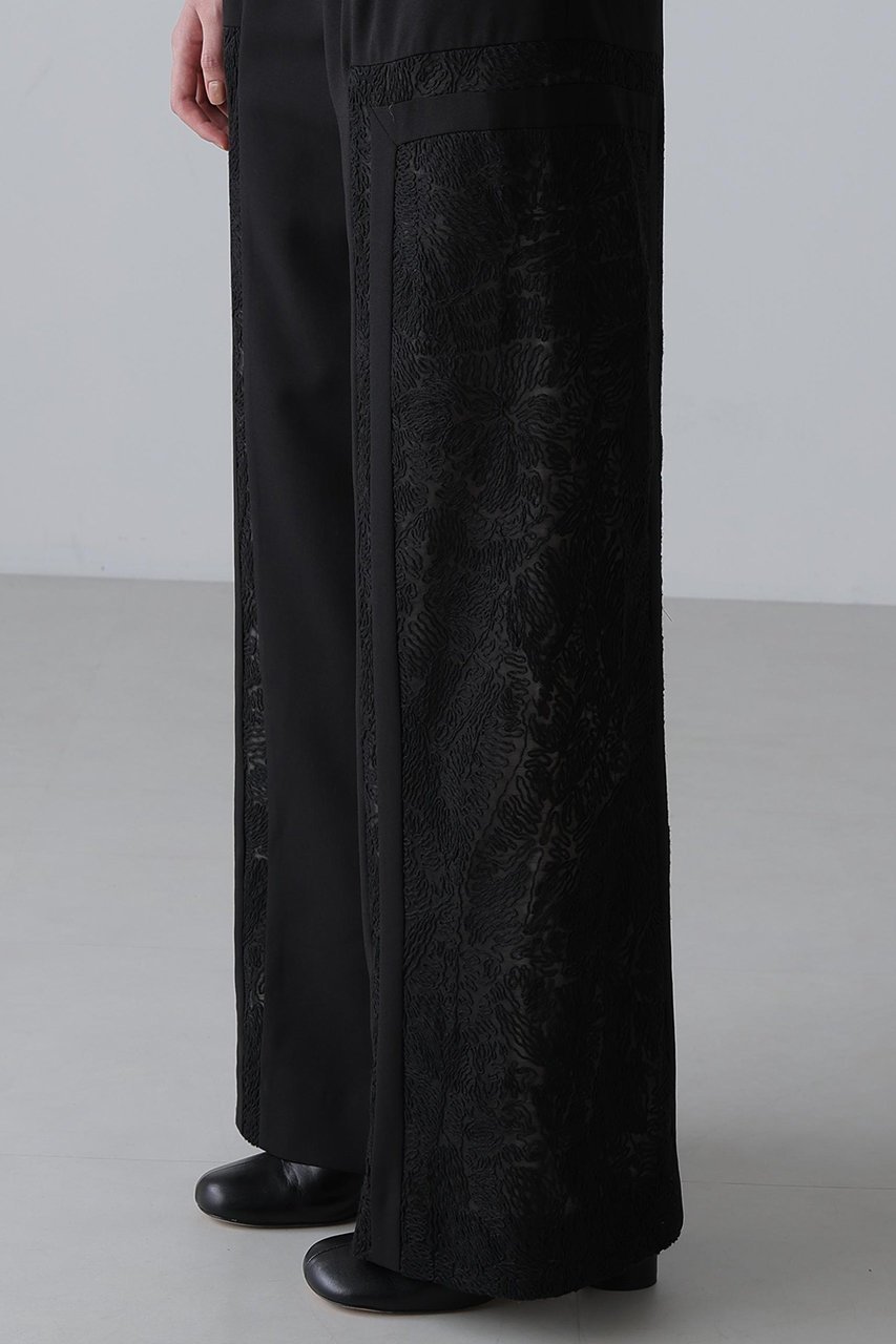 【アドーア/ADORE】のコードエンブロイダリーパンツ 人気、トレンドファッション・服の通販 founy(ファニー) ファッション Fashion レディースファッション Fashion for Women パンツ Pants & Trousers エレガント 上品 Elegant モダン Modern, Contemporary モチーフ Motif, Design Theme レース Lace, Lace Fabric ワイド Wide, Wide Fit other-8|ID: prp329100004761870 ipo3291000000036086802