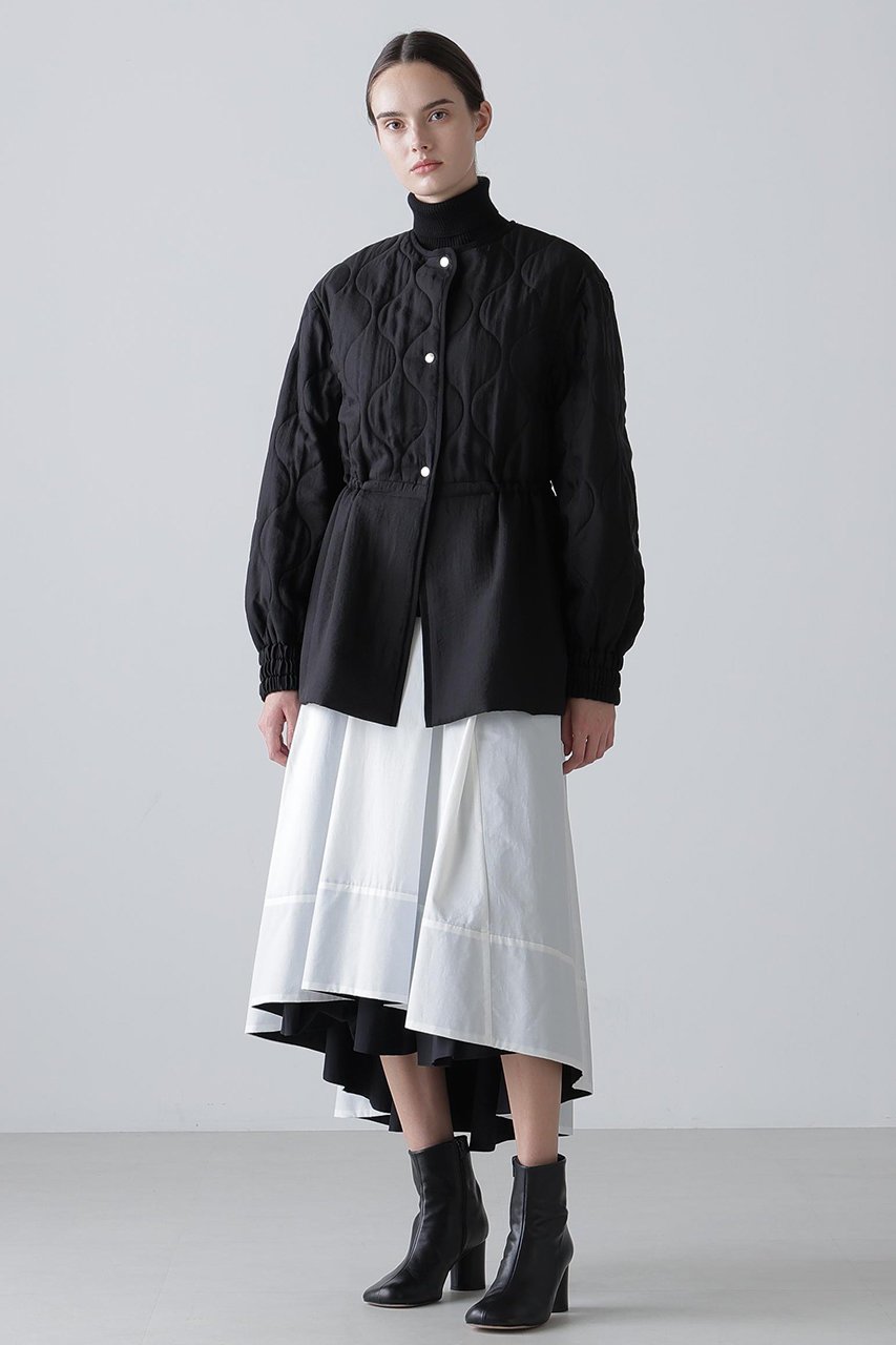 【アドーア/ADORE】のナイロンダンプスカート 人気、トレンドファッション・服の通販 founy(ファニー) 　ファッション　Fashion　レディースファッション　Fashion for Women　スカート　Skirts　ロングスカート　Long Skirts / Maxi & Midi Skirts　おすすめ　Recommended / Our Picks　ジャケット　Jacket, Outerwear　セットアップ　Set-Up, Coordinated Outfit　ロング　Long, Long-Length　エレガント 上品　Elegant　other-4|ID: prp329100004761871 ipo3291000000034463113