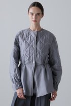 【アドーア/ADORE】のシアーキルティングコート 人気、トレンドファッション・服の通販 founy(ファニー) ファッション Fashion レディースファッション Fashion for Women アウター Coat / Outerwear Collection コート・ロングコート・ピーコート Long Coats, Peacoats & More キルティング Quilted, Quilting シアー Sheer, See-Through ショート Short, Short Length ジャケット Jacket, Outerwear ストリング String, Drawstring エレガント 上品 Elegant thumbnail ブルー|ID: prp329100004761875 ipo3291000000034463144