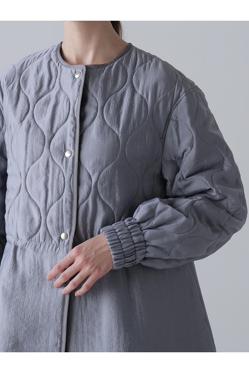 【アドーア/ADORE】のシアーキルティングコート 人気、トレンドファッション・服の通販 founy(ファニー) 　ファッション　Fashion　レディースファッション　Fashion for Women　アウター　Coat / Outerwear Collection　コート・ロングコート・ピーコート　Long Coats, Peacoats & More　キルティング　Quilted, Quilting　シアー　Sheer, See-Through　ショート　Short, Short Length　ジャケット　Jacket, Outerwear　ストリング　String, Drawstring　エレガント 上品　Elegant　other-6|ID: prp329100004761875 ipo3291000000034463149