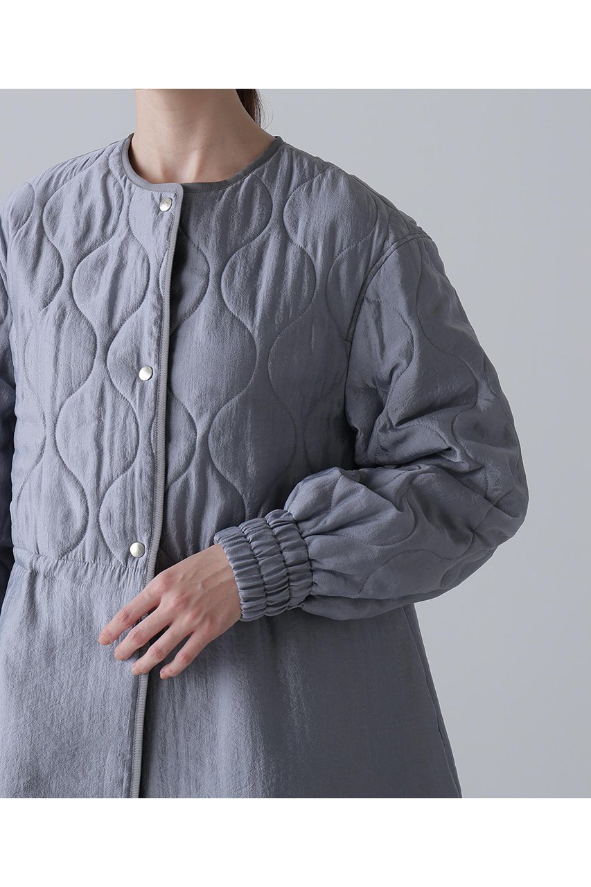 【アドーア/ADORE】のシアーキルティングコート 人気、トレンドファッション・服の通販 founy(ファニー) 　ファッション　Fashion　レディースファッション　Fashion for Women　アウター　Coat / Outerwear Collection　コート・ロングコート・ピーコート　Long Coats, Peacoats & More　キルティング　Quilted, Quilting　ショート　Short, Short Length　スタンダード　Standard, Basic　エレガント 上品　Elegant　other-7|ID: prp329100004761875 ipo3291000000034755035