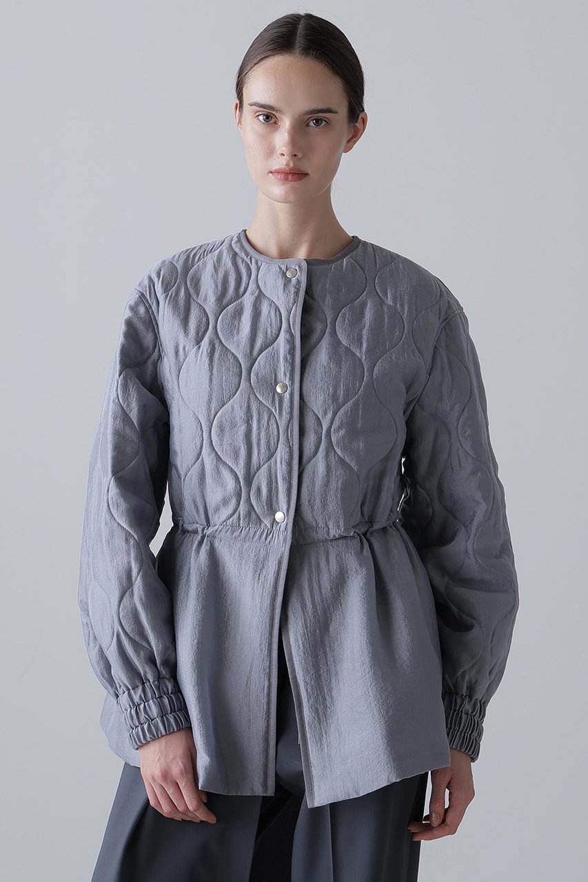 【アドーア/ADORE】のシアーキルティングコート 大人の最旬トレンドファッション＆コーディネート founy(ファウニー) 　ファッション　Fashion　レディースファッション　Fashion for Women　アウター　Coat / Outerwear Collection　コート・ロングコート・ピーコート　Long Coats, Peacoats & More　キルティング　Quilted, Quilting　ショート　Short, Short Length　スタンダード　Standard, Basic　エレガント 上品　Elegant　other-2|ID: prp329100004761875 ipo3291000000035974517