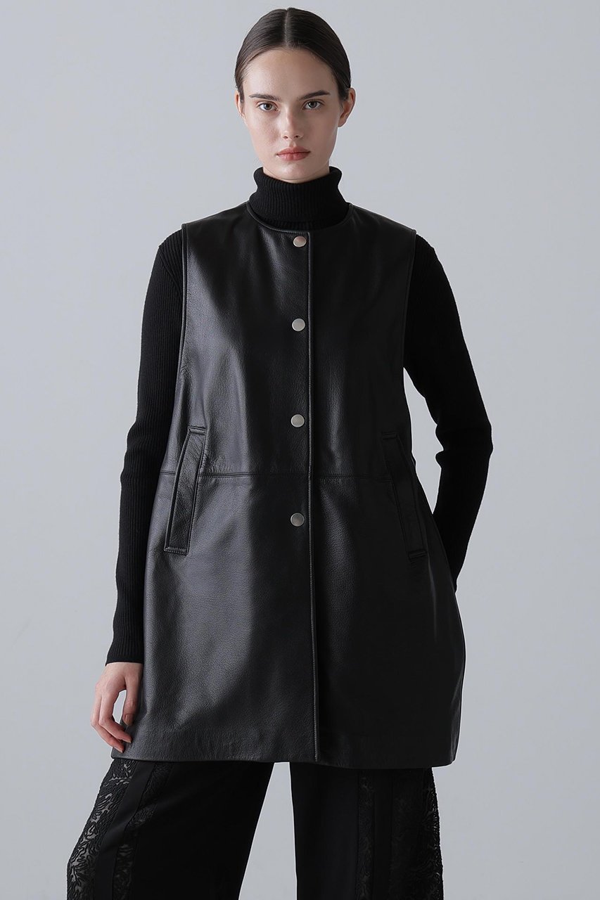 【アドーア/ADORE】のゴートレザージャケット 人気、トレンドファッション・服の通販 founy(ファニー) 　ファッション　Fashion　レディースファッション　Fashion for Women　アウター　Coat / Outerwear Collection　レディースジャケット・軽アウター　Jackets　シルバー　Silver, Metallic Silver　ジャケット　Jacket, Outerwear　スリット　Slit, Slit Detail　ドット　Polka Dot, Dot Pattern　フロント　Front, Front Design　メタル　Metal, Metal Parts　リアル　Real, Realistic　other-2|ID: prp329100004761876 ipo3291000000034463154