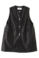 【アドーア/ADORE】のゴートレザージャケット 人気、トレンドファッション・服の通販 founy(ファニー) ファッション Fashion レディースファッション Fashion for Women アウター Coat / Outerwear Collection レディースジャケット・軽アウター Jackets シルバー Silver, Metallic Silver ジャケット Jacket, Outerwear スリット Slit, Slit Detail ドット Polka Dot, Dot Pattern フロント Front, Front Design メタル Metal, Metal Parts リアル Real, Realistic |ID:prp329100004761876