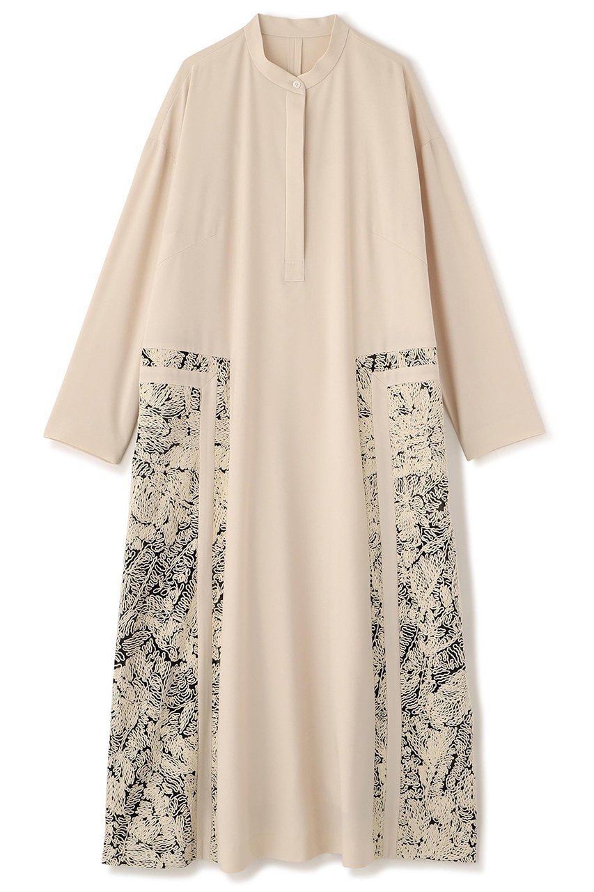 【アドーア/ADORE】のコードエンブロイダリーワンピース インテリア・キッズ・メンズ・レディースファッション・服の通販 founy(ファニー) 　ファッション　Fashion　レディースファッション　Fashion for Women　ワンピース　Dresses　チュニック　Tunic Tops & Dresses　なめらか　Smooth, Silky Texture　チュニック　Tunic, Long Top　ドレープ　Drape, Draping Fabric　モチーフ　Motif, Design Theme　レース　Lace, Lace Fabric　ロング　Long, Long-Length　ホワイト|ID: prp329100004761884 ipo3291000000035539143