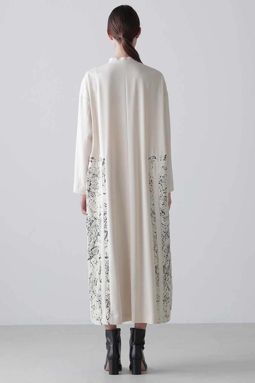 【アドーア/ADORE】のコードエンブロイダリーワンピース 人気、トレンドファッション・服の通販 founy(ファニー) 　ファッション　Fashion　レディースファッション　Fashion for Women　ワンピース　Dresses　チュニック　Tunic Tops & Dresses　なめらか　Smooth, Silky Texture　チュニック　Tunic, Long Top　ドレープ　Drape, Draping Fabric　モチーフ　Motif, Design Theme　レース　Lace, Lace Fabric　ロング　Long, Long-Length　other-5|ID: prp329100004761884 ipo3291000000035568588