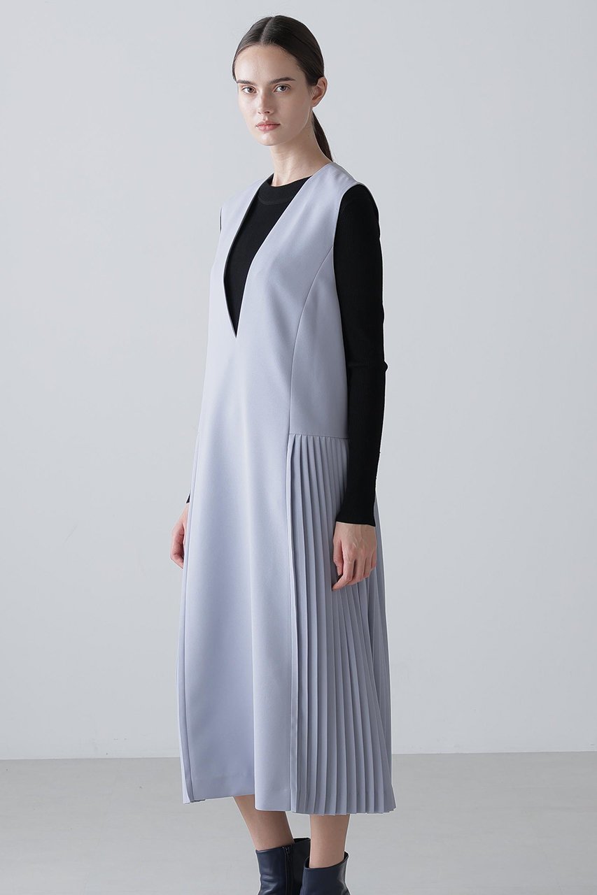 【アドーア/ADORE】のバックサテンアムンゼンワンピース 人気、トレンドファッション・服の通販 founy(ファニー) ファッション Fashion レディースファッション Fashion for Women ワンピース Dresses チュニック Tunic Tops & Dresses サテン Satin, Glossy Fabric ストレッチ Stretch, Stretchy Fabric チュニック Tunic, Long Top プリーツ Pleats, Pleated ロング Long, Long-Length エレガント 上品 Elegant other-2|ID: prp329100004761885 ipo3291000000034463228