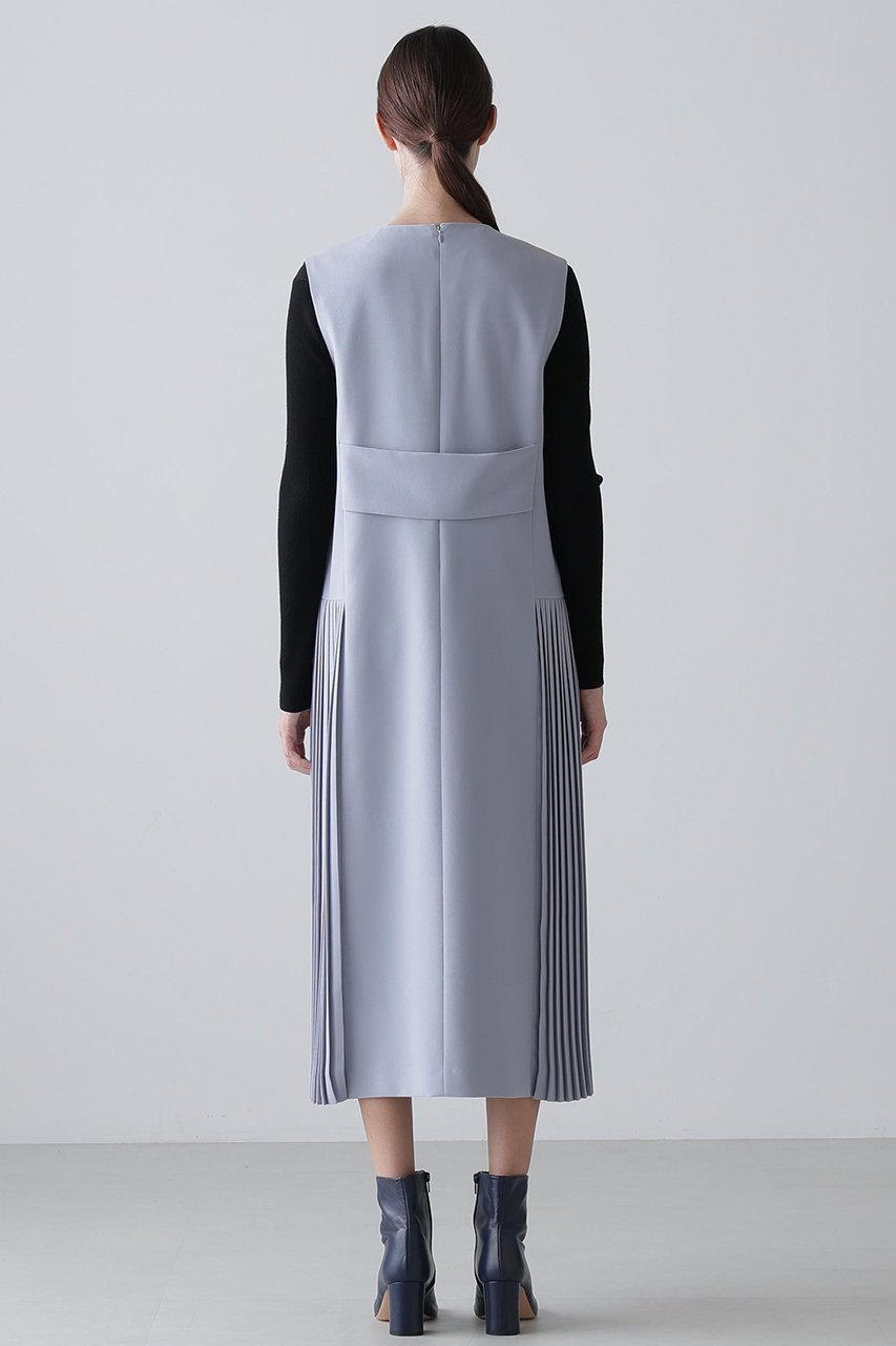 【アドーア/ADORE】のバックサテンアムンゼンワンピース 人気、トレンドファッション・服の通販 founy(ファニー) ファッション Fashion レディースファッション Fashion for Women ワンピース Dresses チュニック Tunic Tops & Dresses サテン Satin, Glossy Fabric ストレッチ Stretch, Stretchy Fabric チュニック Tunic, Long Top プリーツ Pleats, Pleated ロング Long, Long-Length エレガント 上品 Elegant other-4|ID: prp329100004761885 ipo3291000000034463230