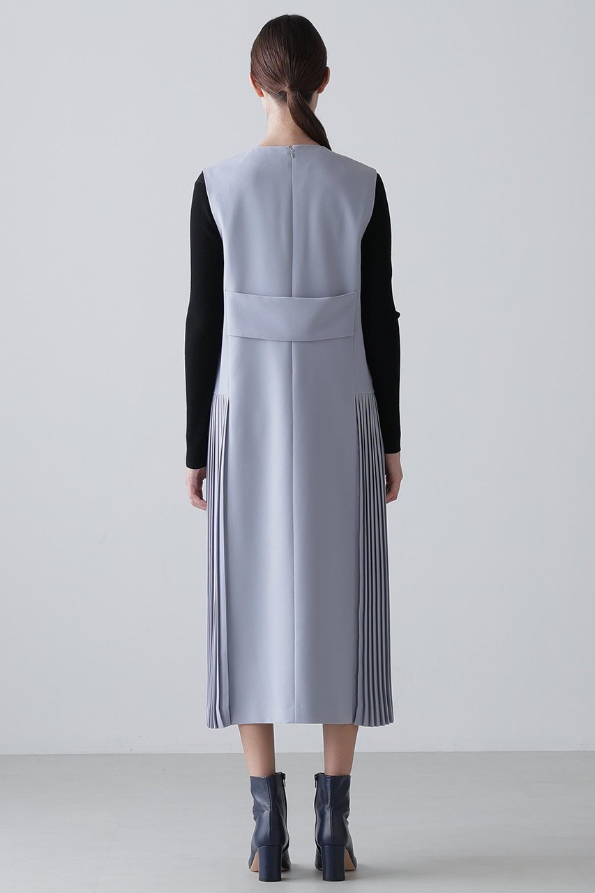 【アドーア/ADORE】のバックサテンアムンゼンワンピース 人気、トレンドファッション・服の通販 founy(ファニー) ファッション Fashion レディースファッション Fashion for Women ワンピース Dresses チュニック Tunic Tops & Dresses サテン Satin, Glossy Fabric ストレッチ Stretch, Stretchy Fabric チュニック Tunic, Long Top プリーツ Pleats, Pleated ロング Long, Long-Length エレガント 上品 Elegant other-5|ID: prp329100004761885 ipo3291000000036086838