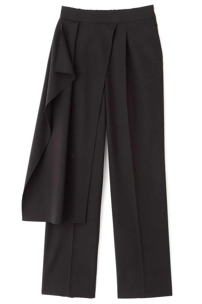 【アドーア/ADORE】のドライハイブリッドパンツ インテリア・キッズ・メンズ・レディースファッション・服の通販 founy(ファニー) 　ファッション　Fashion　レディースファッション　Fashion for Women　パンツ　Pants & Trousers　なめらか　Smooth, Silky Texture　アシンメトリー　Asymmetrical Style　ストレッチ　Stretch, Stretchy Fabric　ストレート　Straight, Straight Cut　マニッシュ　Mannish, Boyish　ブラック|ID: prp329100004761886 ipo3291000000036766468