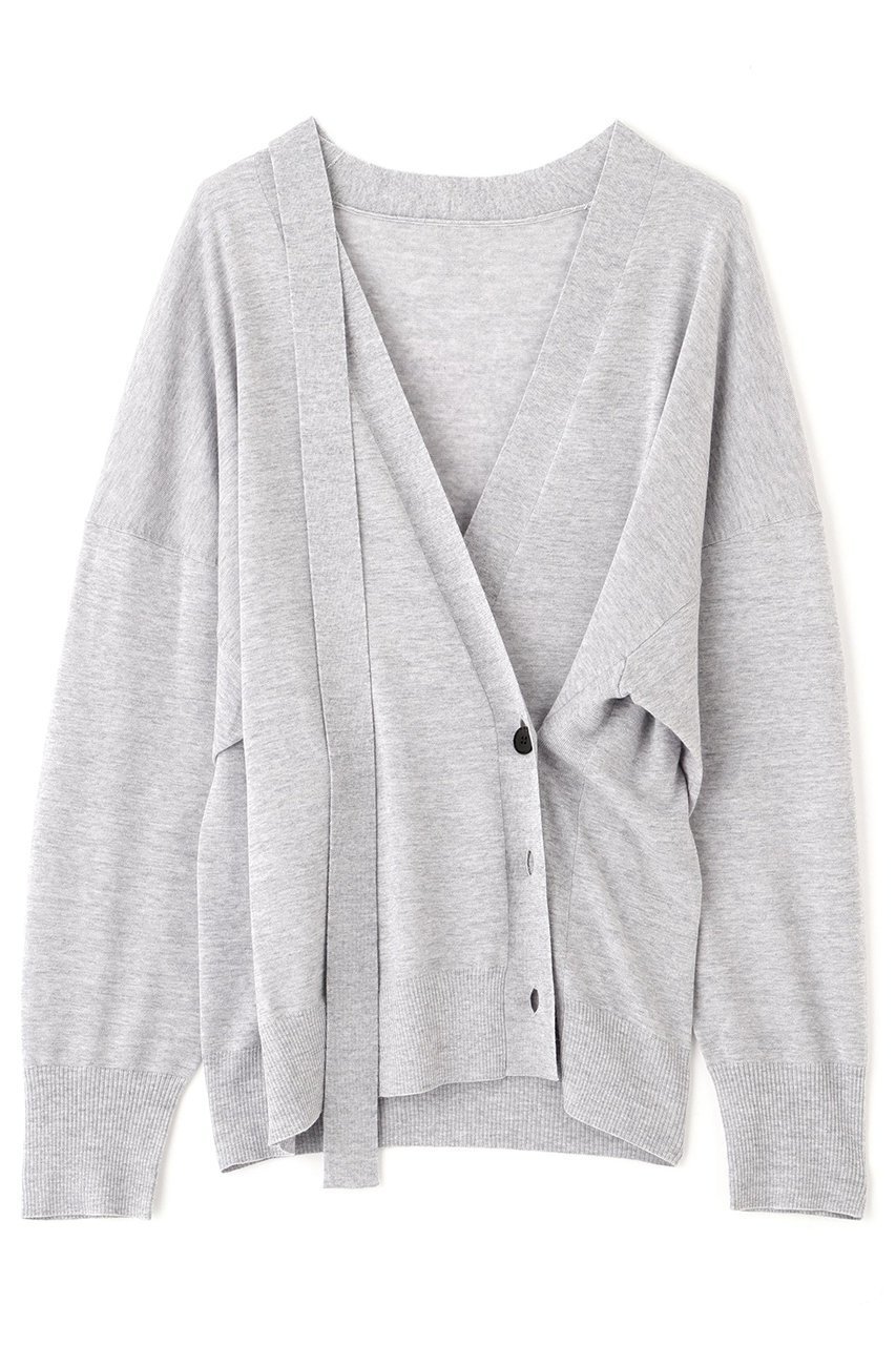 【アドーア/ADORE】のファインウールニット インテリア・キッズ・メンズ・レディースファッション・服の通販 founy(ファニー) ファッション Fashion レディースファッション Fashion for Women トップス・カットソー Cut & Sew Tops ニット Knit Tops & Sweaters カーディガン・羽織り Layered Style Cardigans なめらか Smooth, Silky Texture カシュクール Wrap Design カーディガン Cardigan, Knitwear エレガント 上品 Elegant グレー|ID: prp329100004761887 ipo3291000000034463246