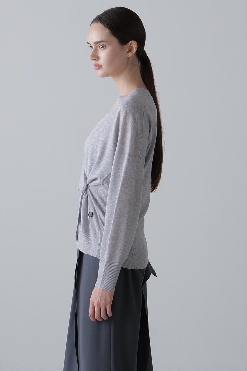 【アドーア/ADORE】のファインウールニット 人気、トレンドファッション・服の通販 founy(ファニー) ファッション Fashion レディースファッション Fashion for Women トップス・カットソー Cut & Sew Tops ニット Knit Tops & Sweaters カーディガン・羽織り Layered Style Cardigans なめらか Smooth, Silky Texture カシュクール Wrap Design カーディガン Cardigan, Knitwear エレガント 上品 Elegant other-4|ID: prp329100004761887 ipo3291000000034463249