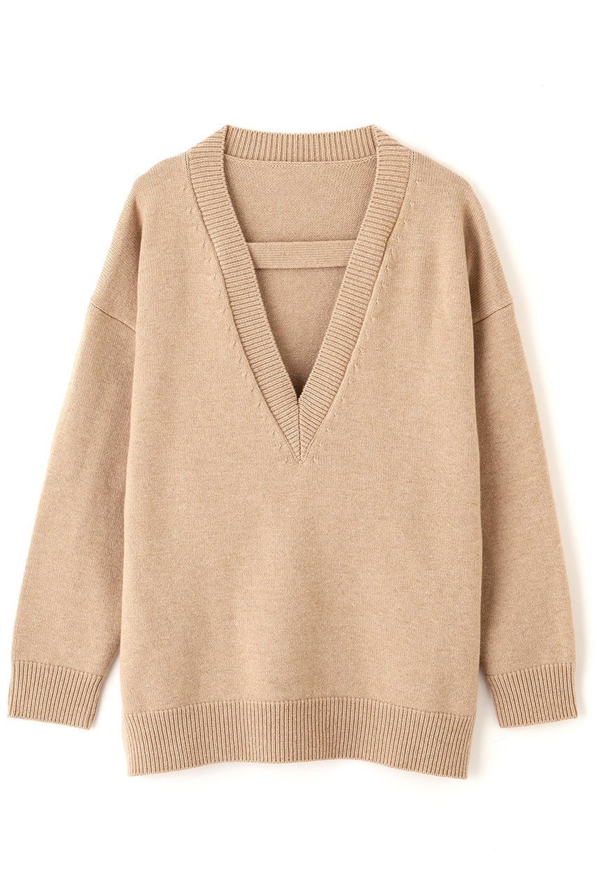 【アドーア/ADORE】のウールカシミヤニット インテリア・キッズ・メンズ・レディースファッション・服の通販 founy(ファニー) ファッション Fashion レディースファッション Fashion for Women トップス・カットソー Cut & Sew Tops ニット Knit Tops & Sweaters カジュアルプルオーバー・ニットトップス Pullovers & Knit Tops / Casual Pullovers シンプル Simple, Minimal ドレープ Drape, Draping Fabric リラックス Relax, Relaxed Fit ベージュ|ID: prp329100004761888 ipo3291000000034463256