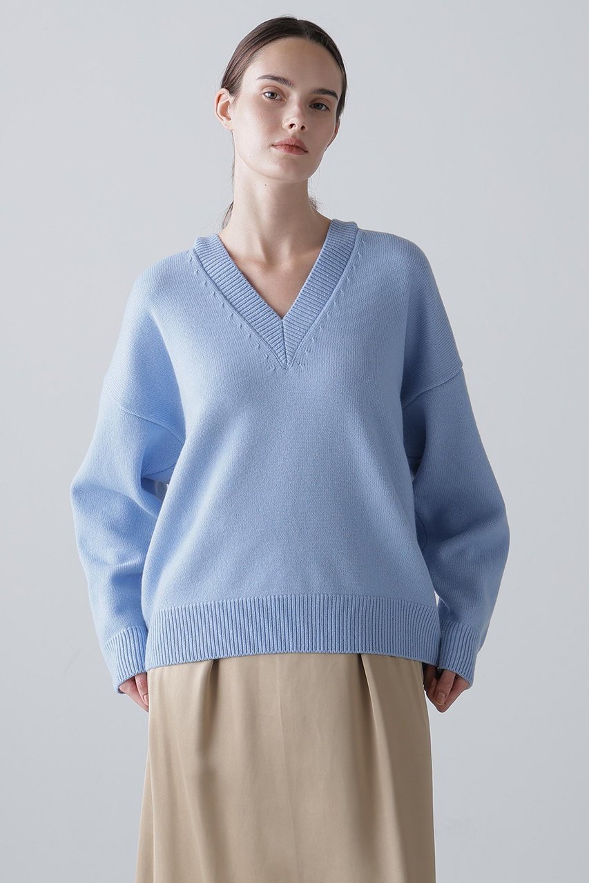 【アドーア/ADORE】のウールカシミヤニット 人気、トレンドファッション・服の通販 founy(ファニー) ファッション Fashion レディースファッション Fashion for Women トップス・カットソー Cut & Sew Tops ニット Knit Tops & Sweaters カジュアルプルオーバー・ニットトップス Pullovers & Knit Tops / Casual Pullovers シンプル Simple, Minimal ドレープ Drape, Draping Fabric リラックス Relax, Relaxed Fit other-2|ID: prp329100004761888 ipo3291000000034463258