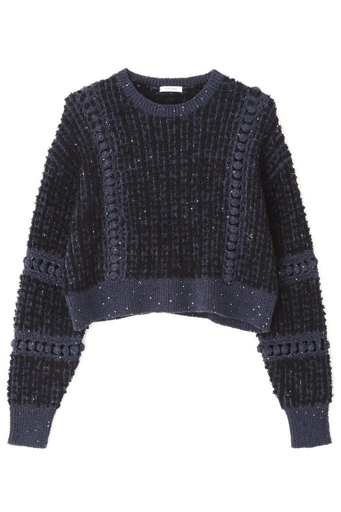 【アドーア/ADORE】のミックスヤーンニット インテリア・キッズ・メンズ・レディースファッション・服の通販 founy(ファニー) https://founy.com/ ファッション Fashion レディースファッション Fashion for Women トップス・カットソー Cut & Sew Tops ニット Knit Tops & Sweaters カジュアルプルオーバー・ニットトップス Pullovers & Knit Tops / Casual Pullovers スパンコール Sequins, Sequin Embellishment 冬 Winter / This Winter |ID: prp329100004761889 ipo3291000000036049671